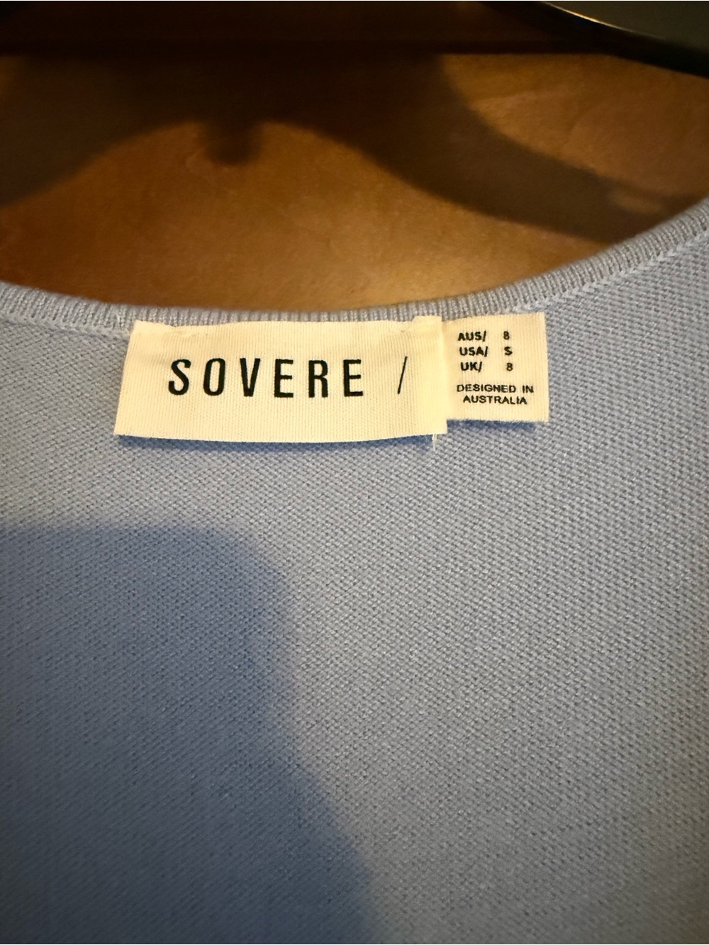 NWOT Rhyme Combo Slip Knit Dress in Dawn Blue SOVERE - SMALL - Picture 8 of 10